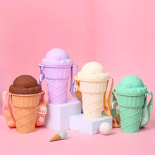 Load image into Gallery viewer, Ice-Cream Cone Sipper Bottle - TInyminymo
