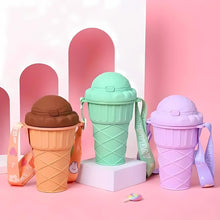 Load image into Gallery viewer, Ice-Cream Cone Sipper Bottle - TInyminymo
