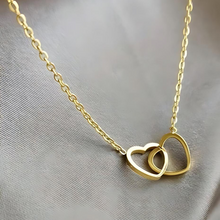 Load image into Gallery viewer, Interlocked Heart Pendant Necklace - Tinyminymo
