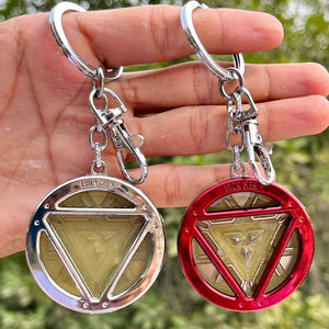 Iron Man Arc Reactor Glow Keychain - Tinyminymo