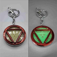 Load image into Gallery viewer, Iron Man Arc Reactor Glow Keychain - Tinyminymo
