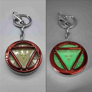 Iron Man Arc Reactor Glow Keychain - Tinyminymo