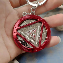 Load image into Gallery viewer, Iron Man Arc Reactor Glow Keychain - Tinyminymo
