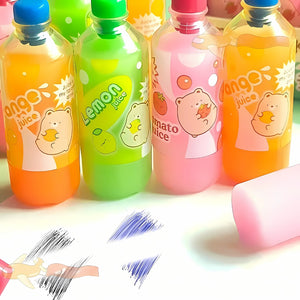 Juice Bottle Kawaii Eraser - Tinyminymo