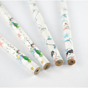 Kawaii Animal Pencil and Sticker Set - Tinyminymo