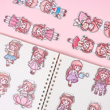 Load image into Gallery viewer, Kawaii Girl Magnetic Bookmark - Tinyminymo
