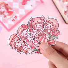 Load image into Gallery viewer, Kawaii Girl Magnetic Bookmark - Tinyminymo
