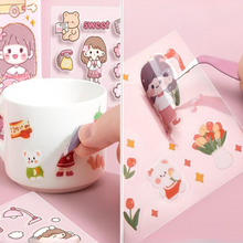 Load image into Gallery viewer, Kawaii Girl Magnetic Bookmark - Tinyminymo
