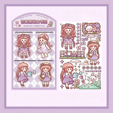 Load image into Gallery viewer, Kawaii Girl Magnetic Bookmark - Tinyminymo
