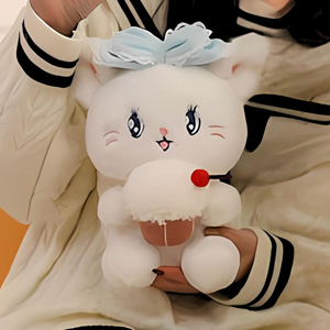 Kitty with Ice-cream Soft Toy - Tinyminymo