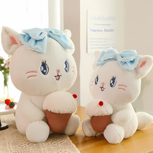 Kitty with Ice-cream Soft Toy - Tinyminymo