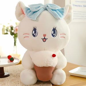 Kitty with Ice-cream Soft Toy - Tinyminymo