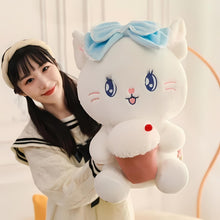 Load image into Gallery viewer, Kitty with Ice-cream Soft Toy - Tinyminymo
