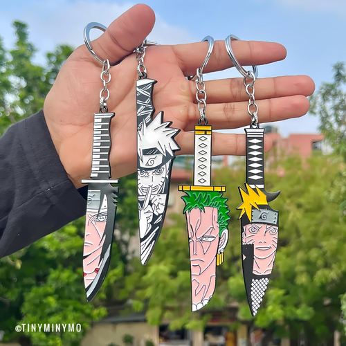 Knife Shaped Anime Keychain - Tinyminymo