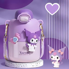 Load image into Gallery viewer, Kuromi Hot and Cold Water Bottle - Tinyminymo
