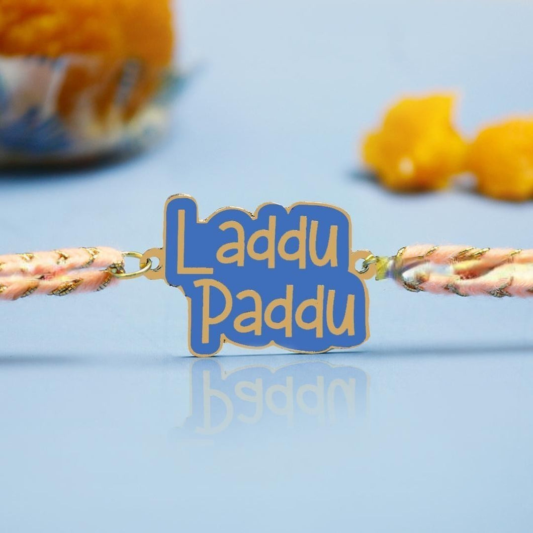 Laddu Paddu Metal Rakhi - Tinyminymo 