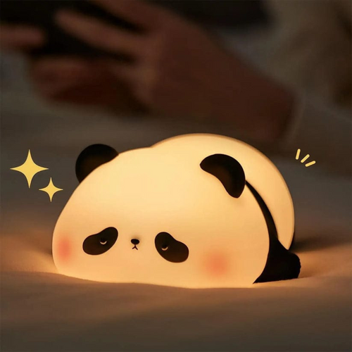 Lazy Panda Silicone Night Light - Tinyminymo