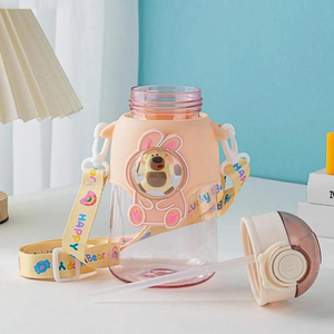 Lucky Bear Kawaii Sipper Bottle - Tinyminymo