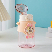 Load image into Gallery viewer, Lucky Bear Kawaii Sipper Bottle - Tinyminymo
