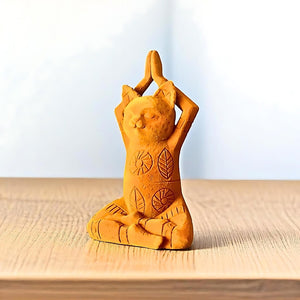 Meditating Kitty Showpiece - Tinyminymo