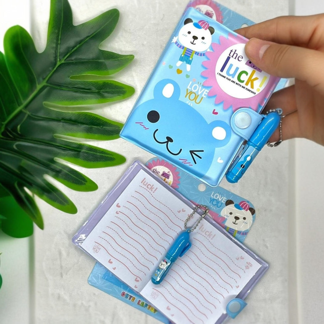 Mini Diary with Pen - Animal - Tinyminymo