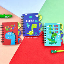 Load image into Gallery viewer, Mini Dino Spiral Diary - Tinyminymo
