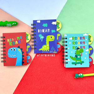 Mini Dino Spiral Diary - Tinyminymo