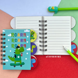 Mini Dino Spiral Diary - Tinyminymo