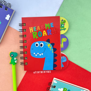 Mini Dino Spiral Diary - Tinyminymo