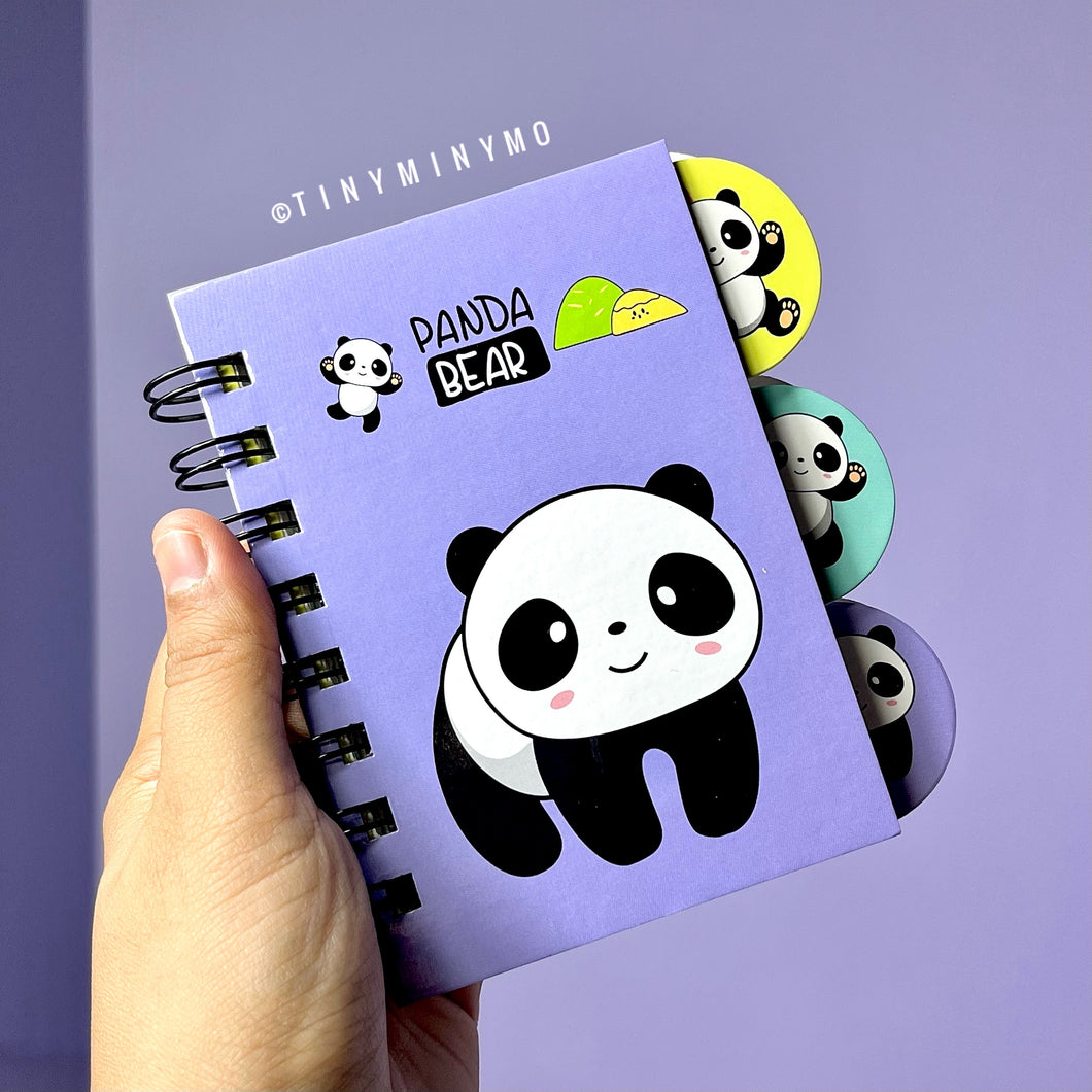 Mini Panda Spiral Diary - Tinyminymo