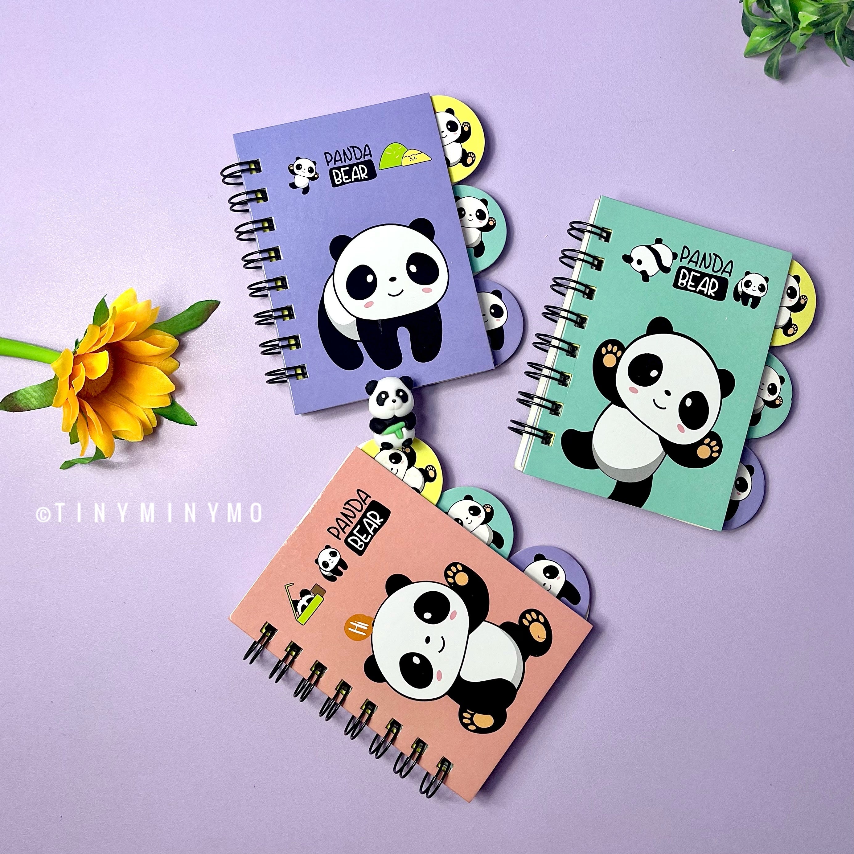 Mini Panda Spiral Diary 6