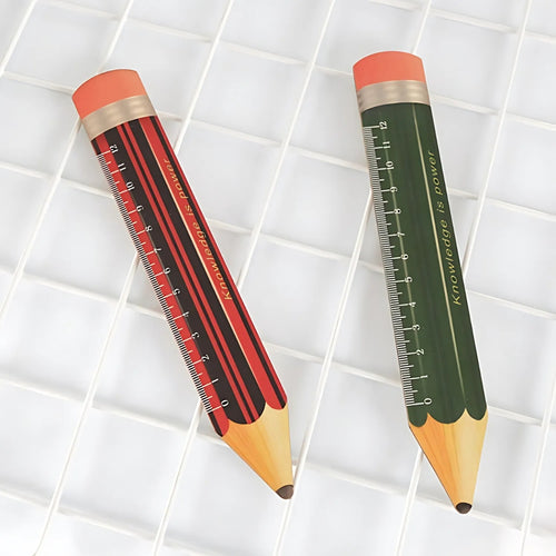 Pencil Shaped Wooden Ruler - Tinyminymo