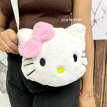 Load image into Gallery viewer, Plush Hello Kitty Sling Bag - Tinyminymo
