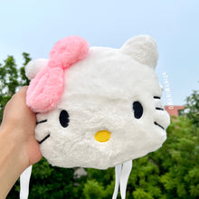 Load image into Gallery viewer, Plush Hello Kitty Sling Bag - Tinyminymo
