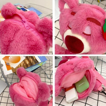 Load image into Gallery viewer, Plush Lotso Sling Bag - Tinyminymo
