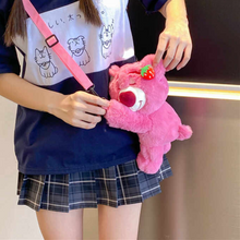 Load image into Gallery viewer, Plush Lotso Sling Bag - Tinyminymo
