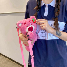 Load image into Gallery viewer, Plush Lotso Sling Bag - Tinyminymo
