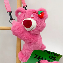 Load image into Gallery viewer, Plush Lotso Sling Bag - Tinyminymo
