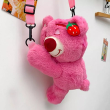 Load image into Gallery viewer, Plush Lotso Sling Bag - Tinyminymo
