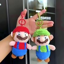 Load image into Gallery viewer, Plush Mario 3D Keychain - TInyminymo
