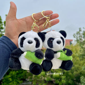 Plush Panda 3D Keychain - Tinyminymo