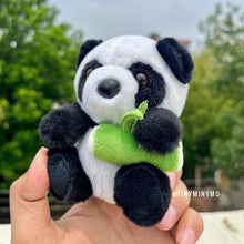 Load image into Gallery viewer, Plush Panda 3D Keychain - Tinyminymo
