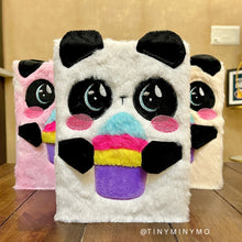 Load image into Gallery viewer, Plush Panda Diary - Tinyminymo
