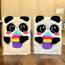 Load image into Gallery viewer, Plush Panda Diary - Tinyminymo
