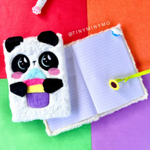 Load image into Gallery viewer, Plush Panda Diary - Tinyminymo
