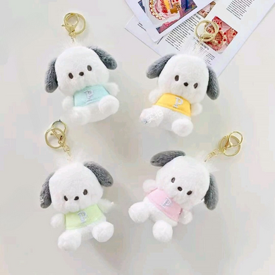 Plush Pochacco 3D Keychain - Tinyminymo