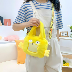 Plush Psyduck Handbag cum Sling Bag - Tinyminymo