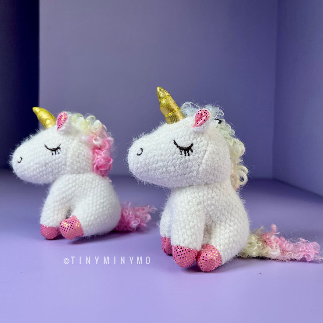 Plush Unicorn 3D Keychain - Tinyminymo