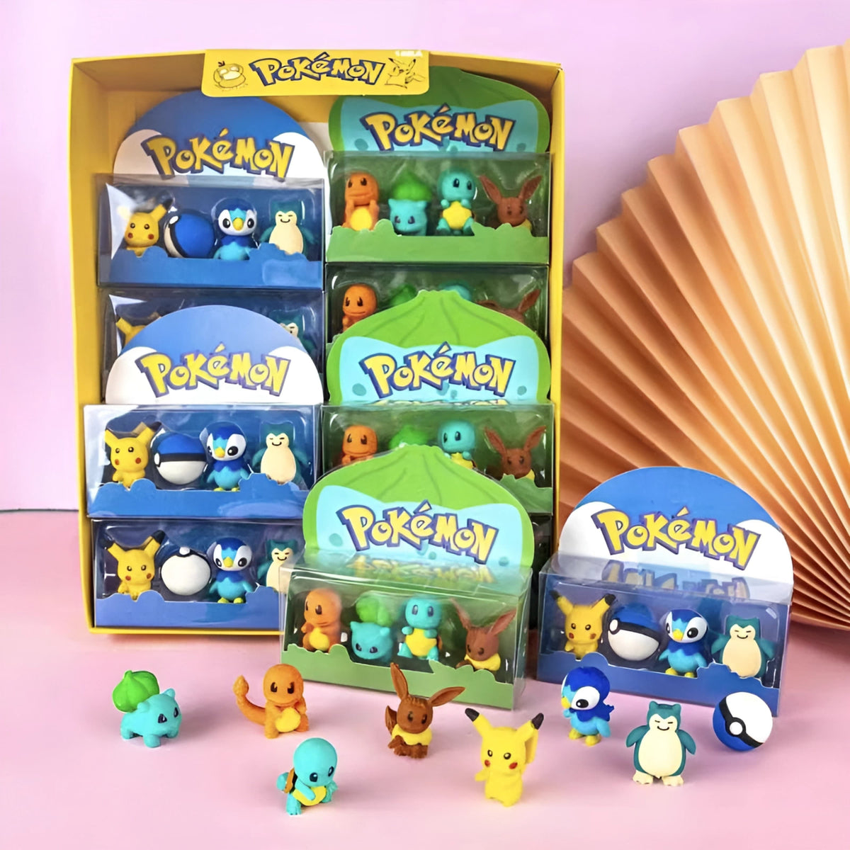 Get Pokemon Erasers - Set of 4 Online in India