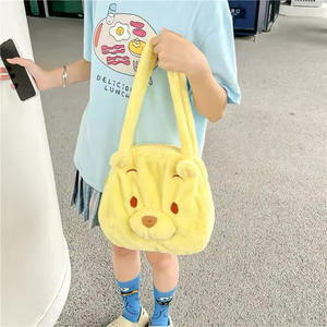 Pooh Bear Plush Handbag - Tinyminymo